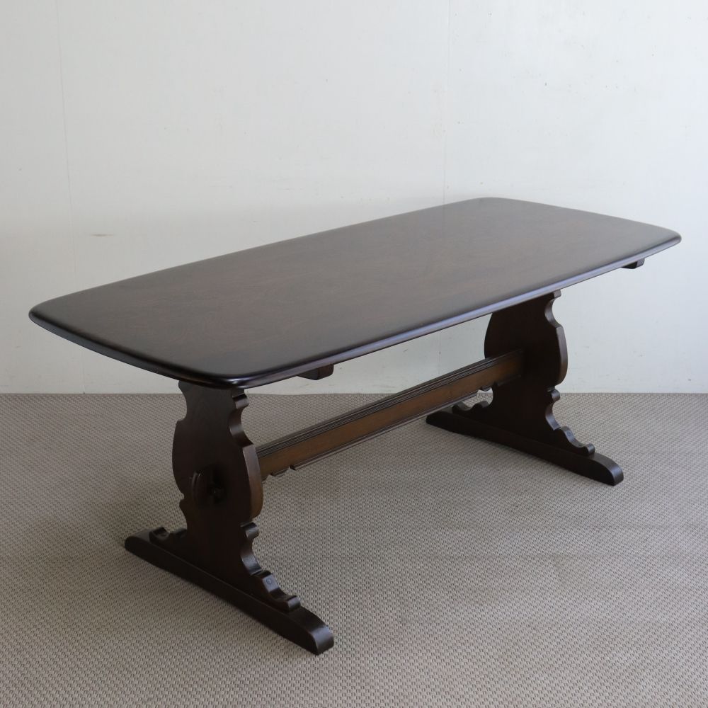 エルムの杢目が美しい♪ レフェクトリーテーブル【Ercol(アーコール)/No.419】 AA1-OKTA17