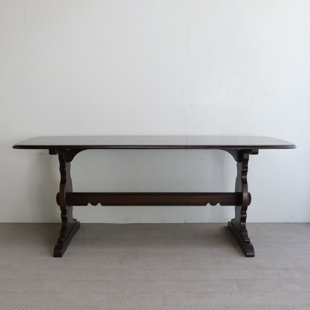 エルムの杢目が美しい♪ レフェクトリーテーブル【Ercol(アーコール)/No.419】 AA1-OKTA17