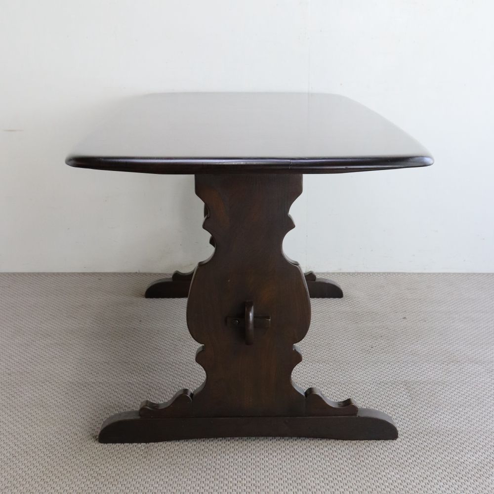 エルムの杢目が美しい♪ レフェクトリーテーブル【Ercol(アーコール)/No.419】 AA1-OKTA17