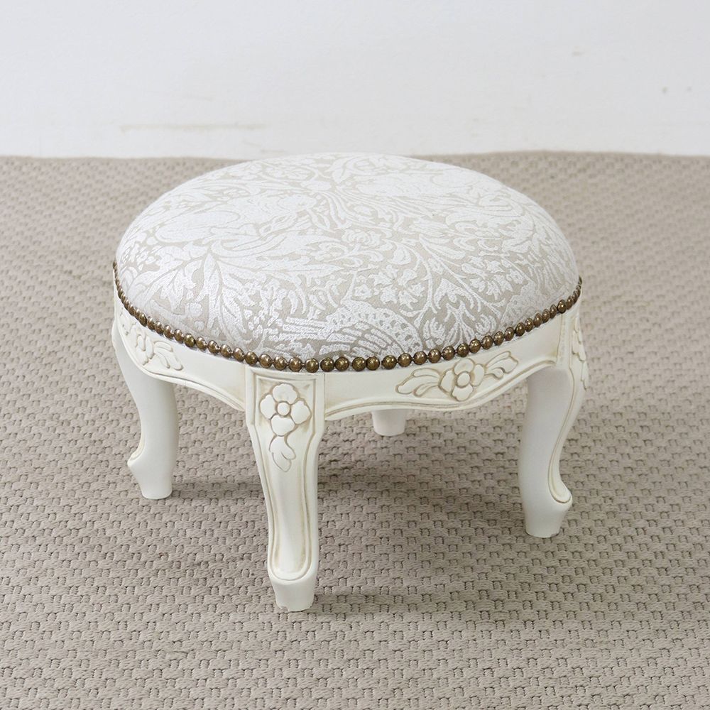 オシャレな「兄弟ウサギ」の織り模様♪ フットスツール 【Morris&Co./Pure Brer Rabbit Weave 236629】 AA2-EB1-250308RABB