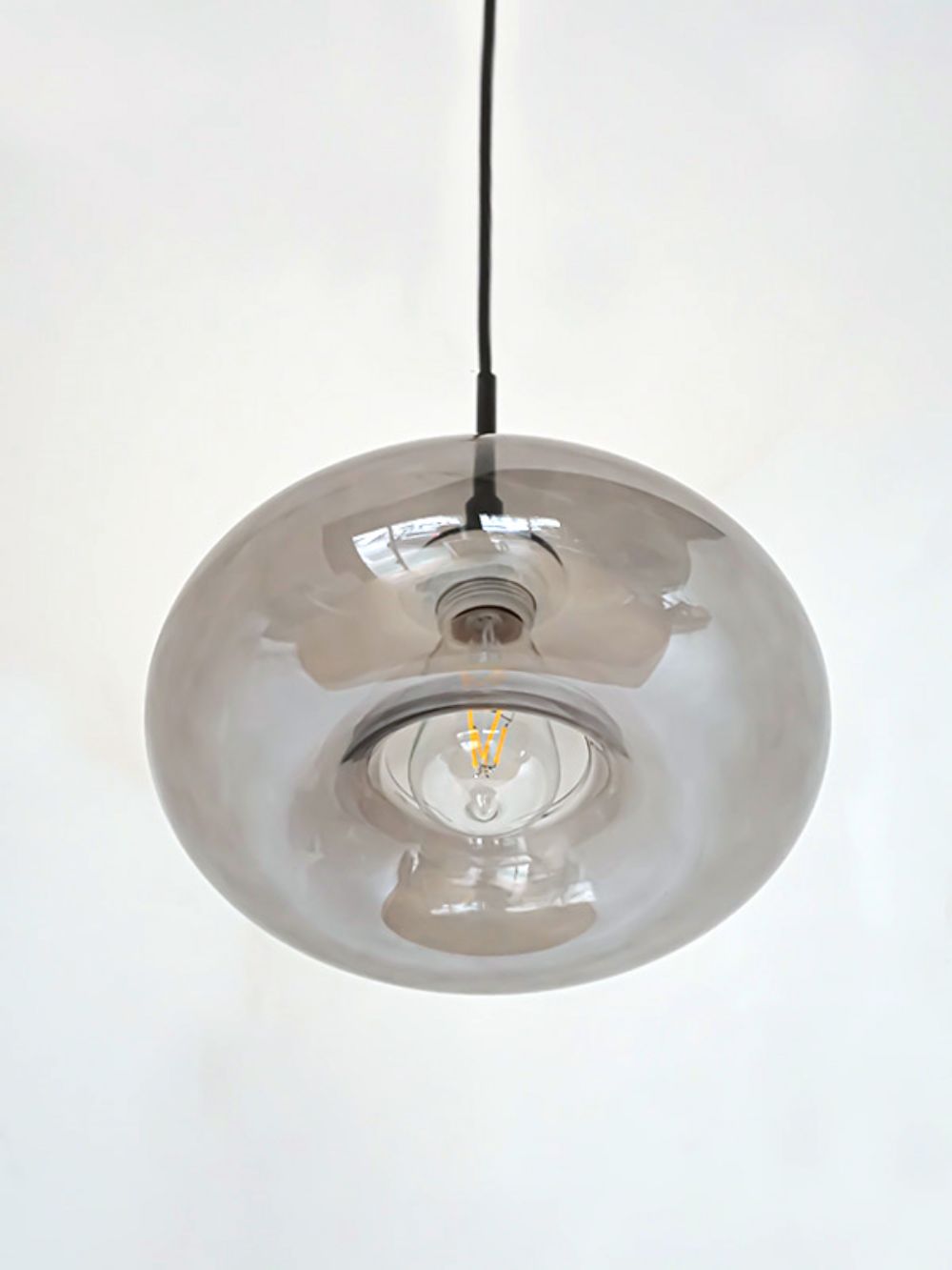 グレーグラスペンダントシェードディスク AX1-HS2462