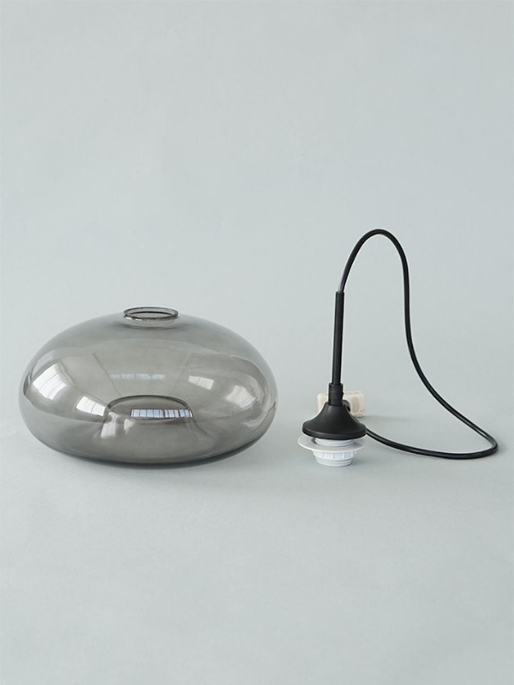 グレーグラスペンダントシェードディスク AX1-HS2462