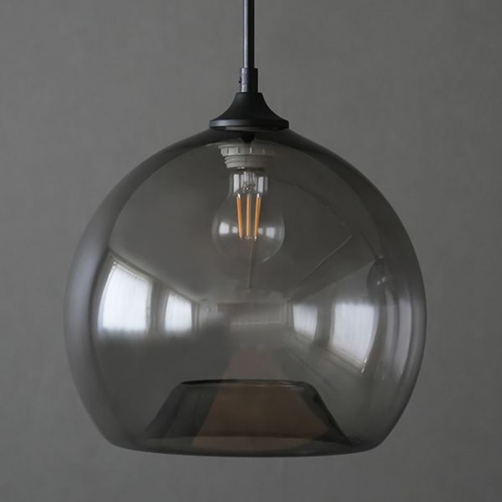 グレーグラスペンダントシェードラウンド AX1-HS2464