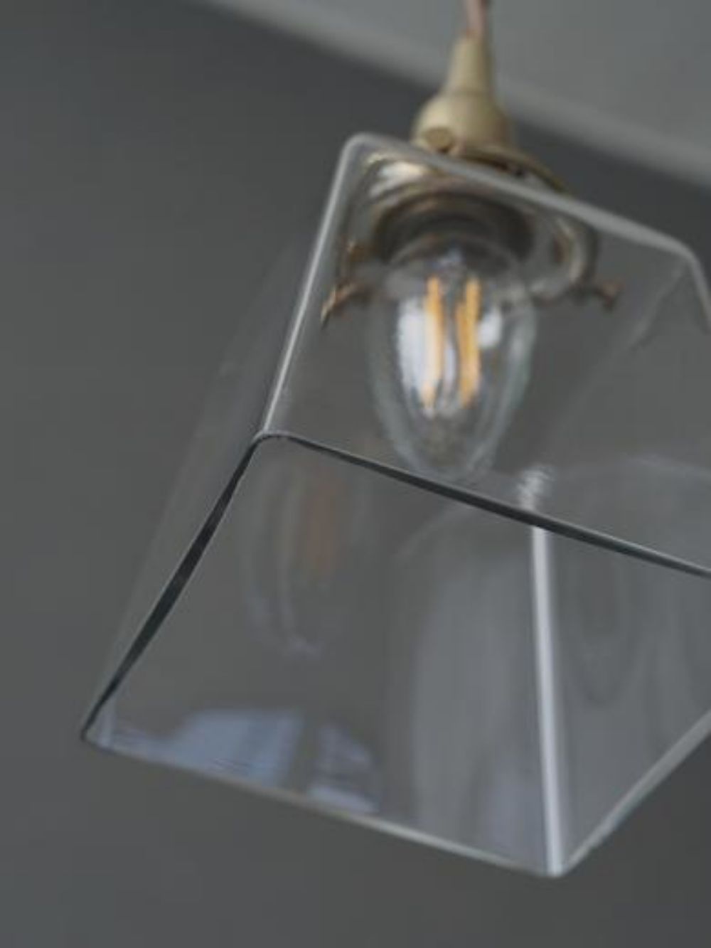 ガラスシェード プリズム クリア【灯具A】 AX1-HS3290