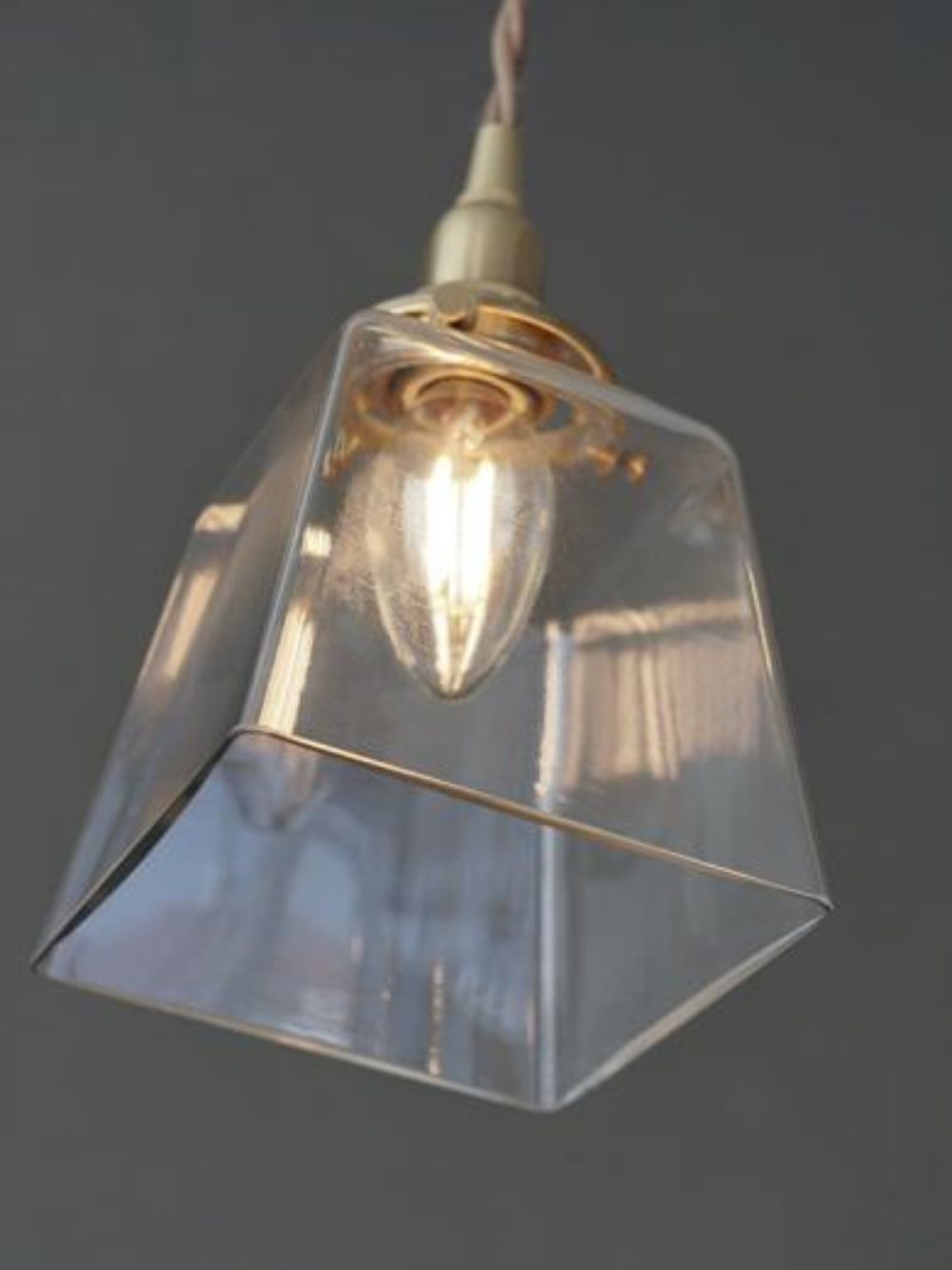 ガラスシェード プリズム クリア【灯具A】 AX1-HS3290