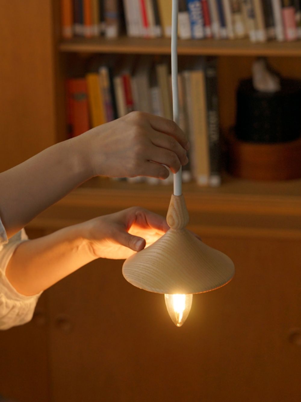 スロイド ウッドペンダントライト AX1-HS3361