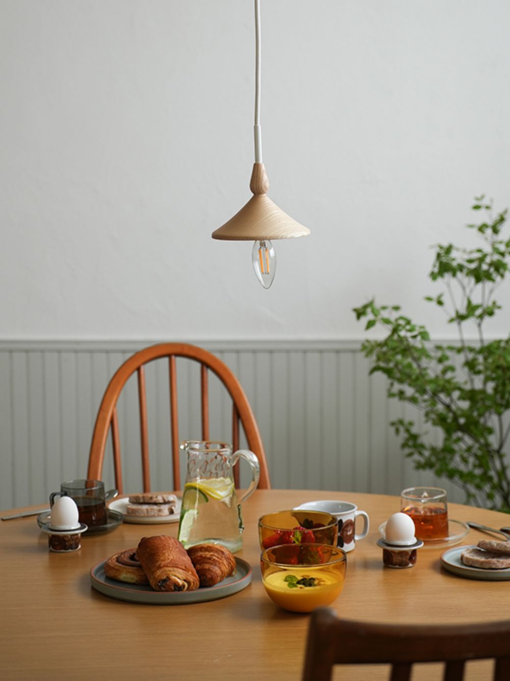 スロイド ウッドペンダントライト AX1-HS3361