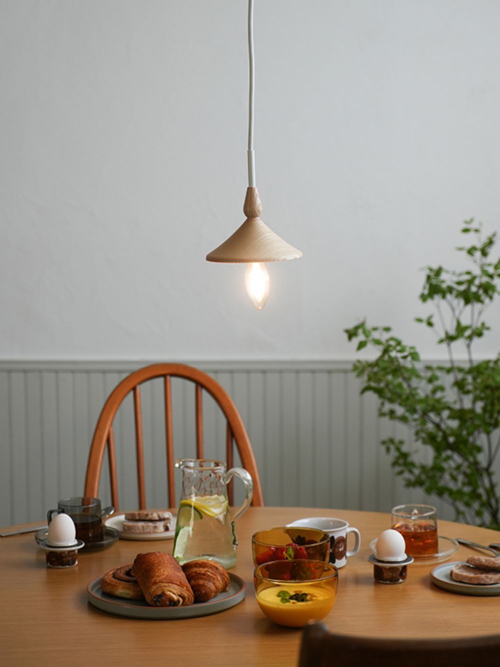 スロイド ウッドペンダントライト AX1-HS3361