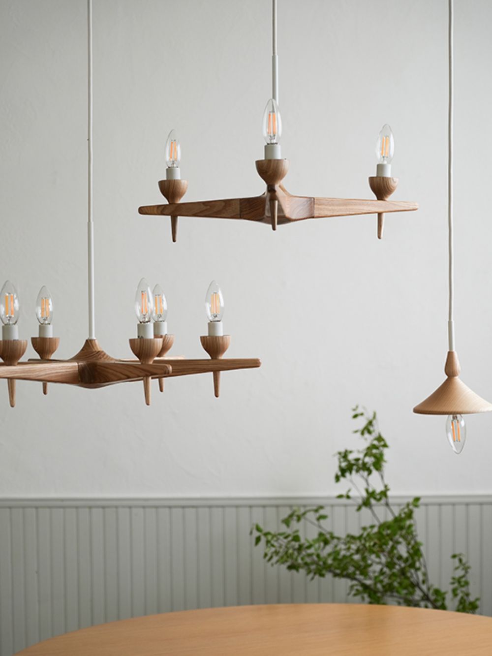 スロイド ウッドペンダントライト AX1-HS3361