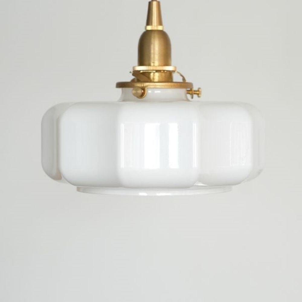 ガラスシェード アーロット M ホワイト【灯具A】 AX1-HS3417