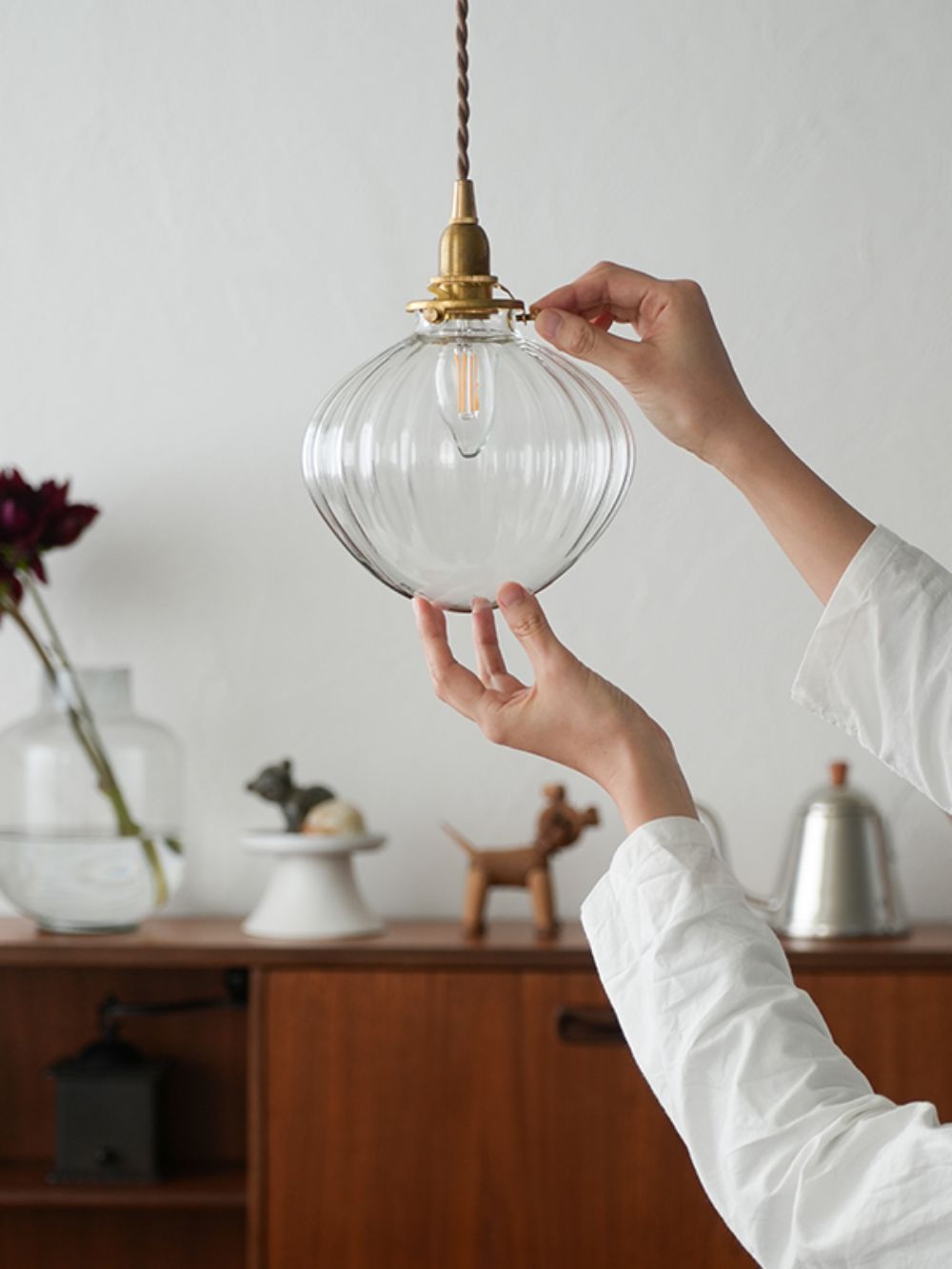 ガラスシェード フルクト L クリア AX1-HS3681