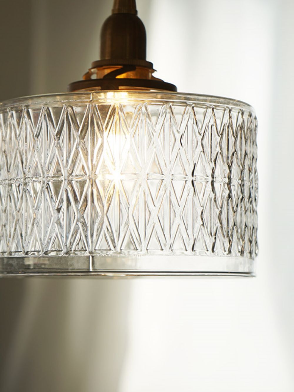 ガラスシェード ダイヤ【灯具A】 AX1-TE843