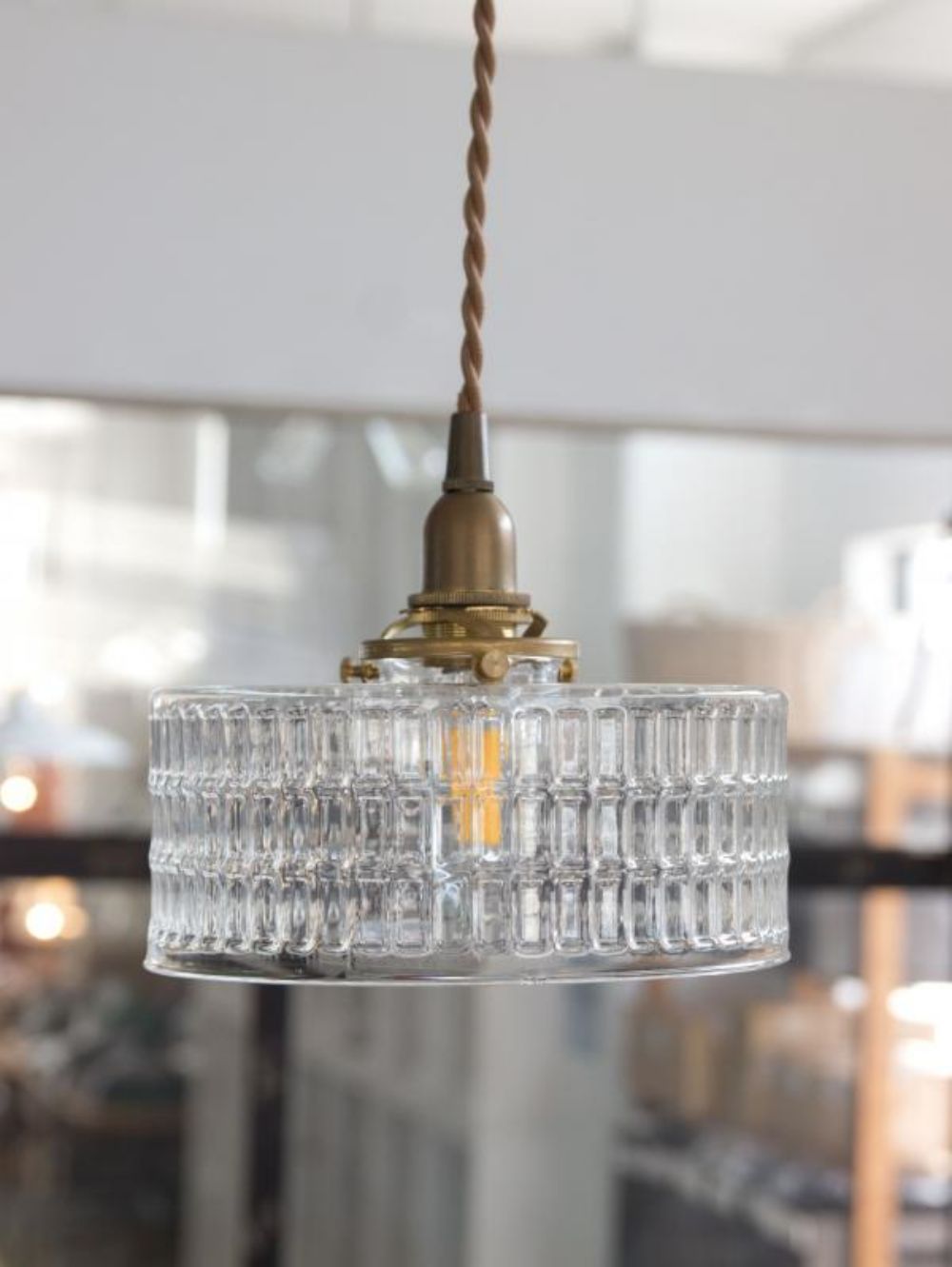 ガラスシェード ストライプ【灯具A】 AX1-TE845