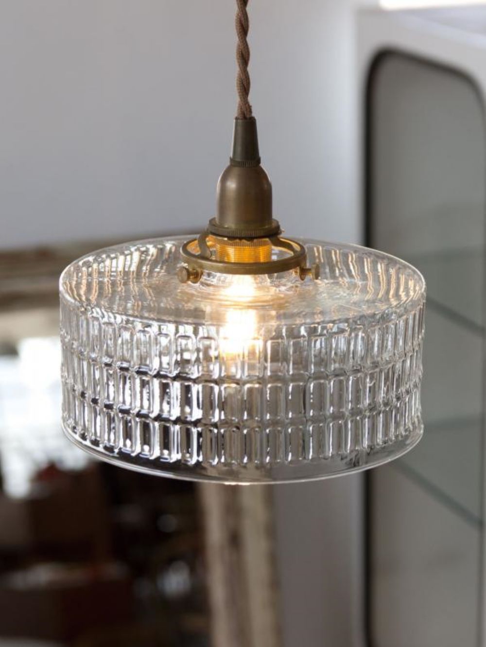 ガラスシェード ストライプ【灯具A】 AX1-TE845