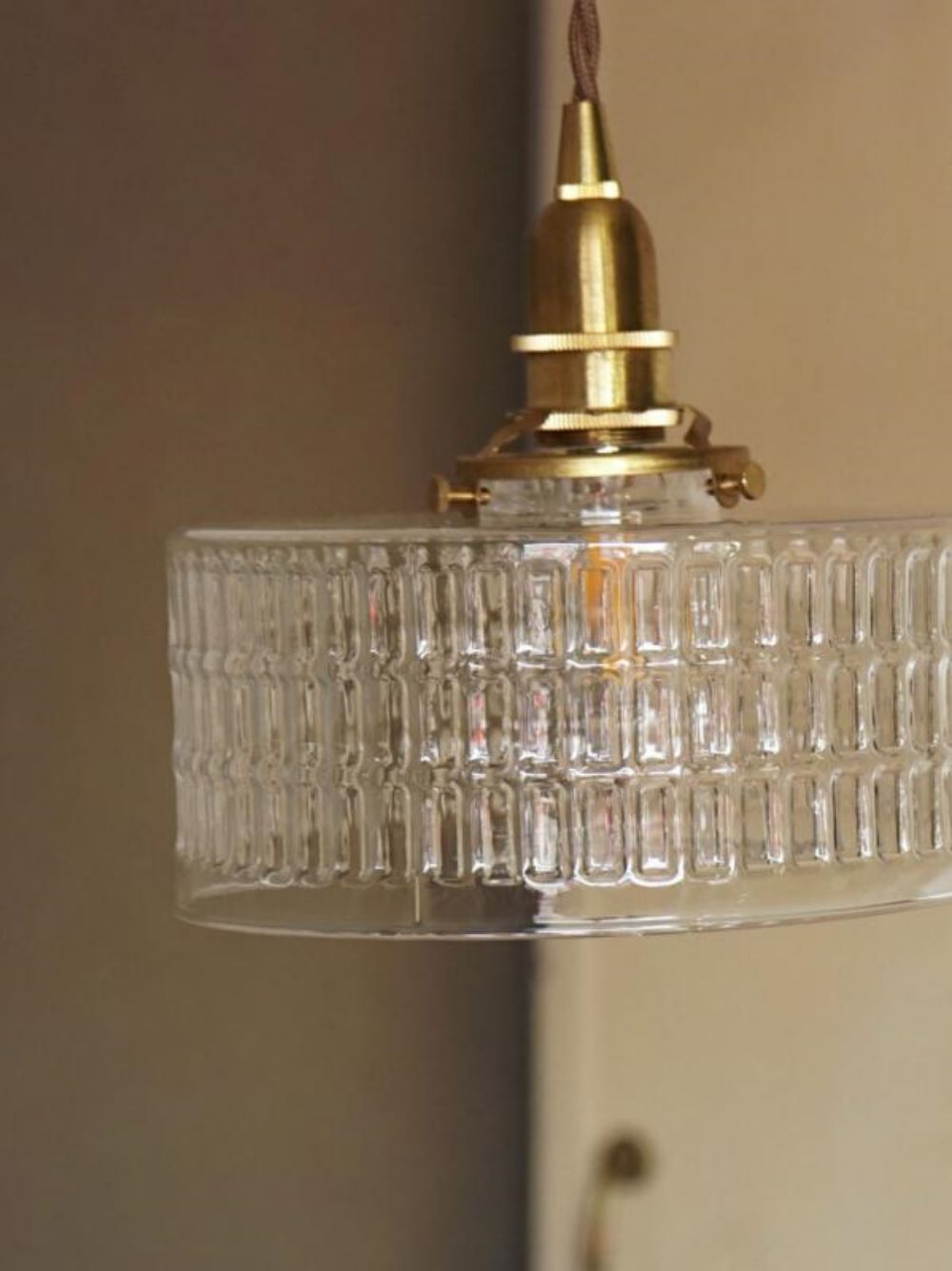 ガラスシェード ストライプ【灯具A】 AX1-TE845