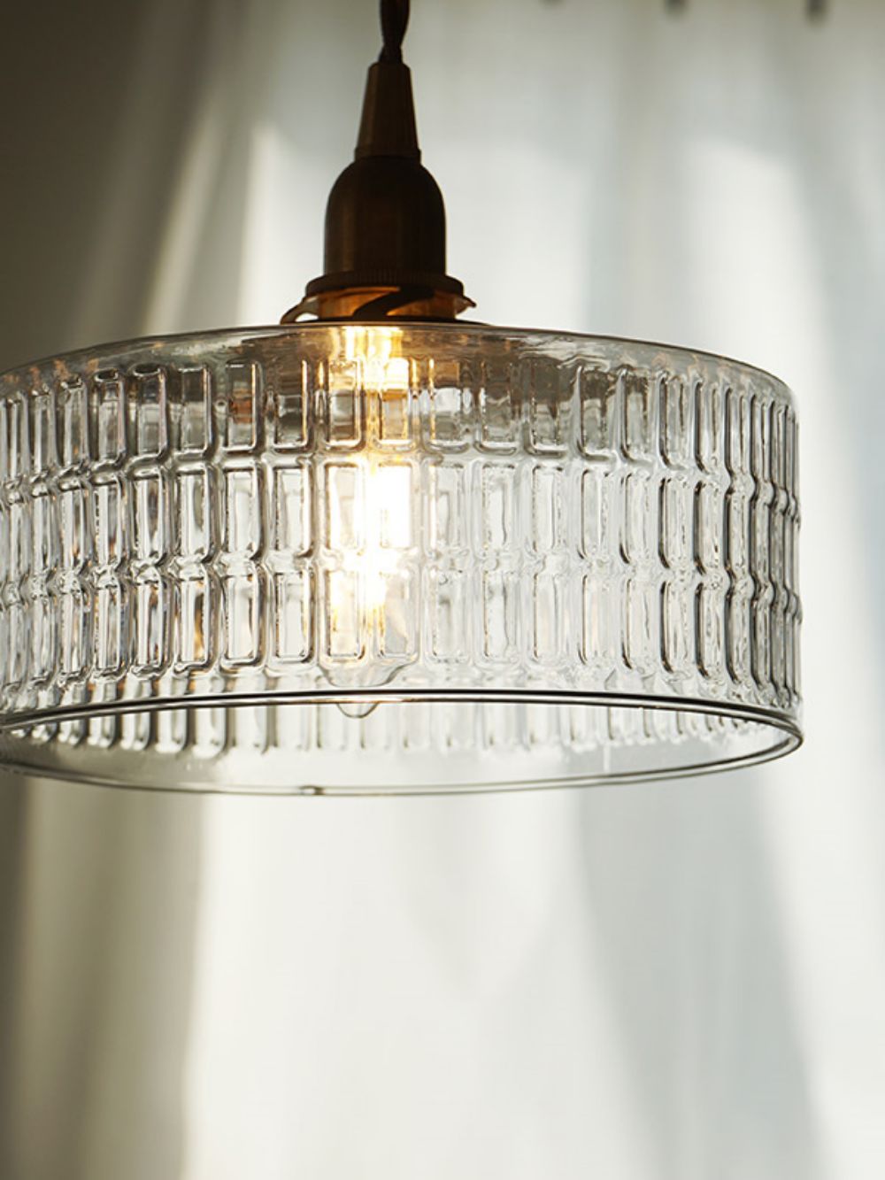 ガラスシェード ストライプ【灯具A】 AX1-TE845