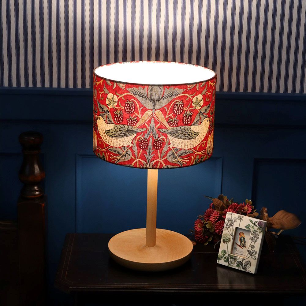 オシャレな赤色♪ テーブルスタンドいちご泥棒レッド CL1-LDS-0711STR-R