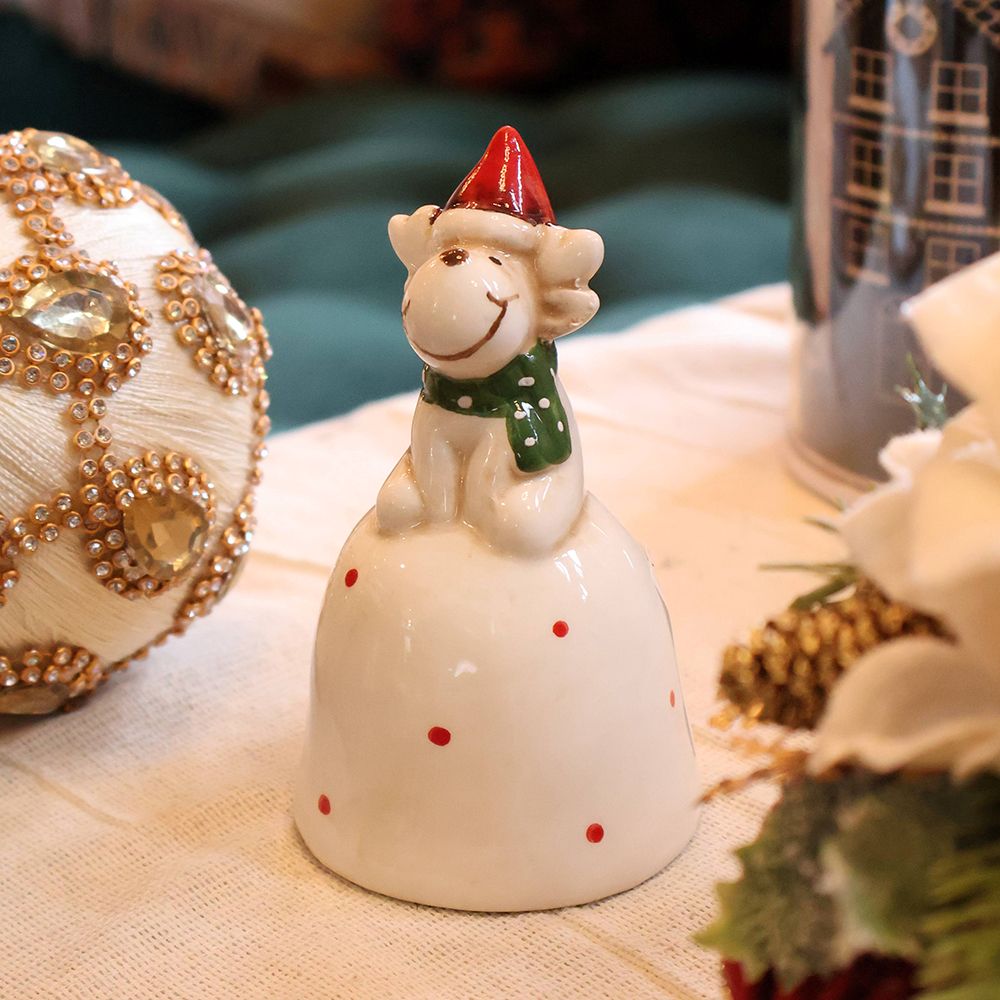 赤い帽子の小さな音色♪ ホーカスベル トナカイ CV1-PY-15A