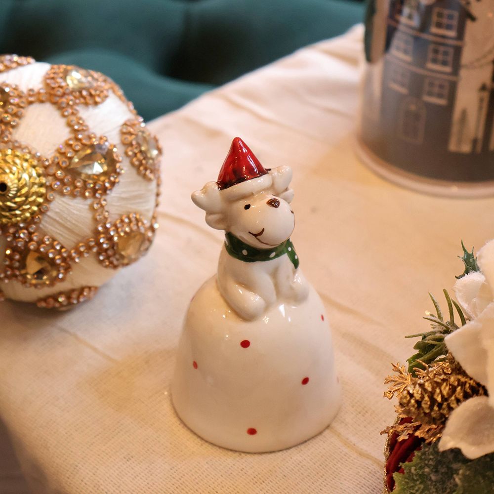 赤い帽子の小さな音色♪ ホーカスベル トナカイ CV1-PY-15A