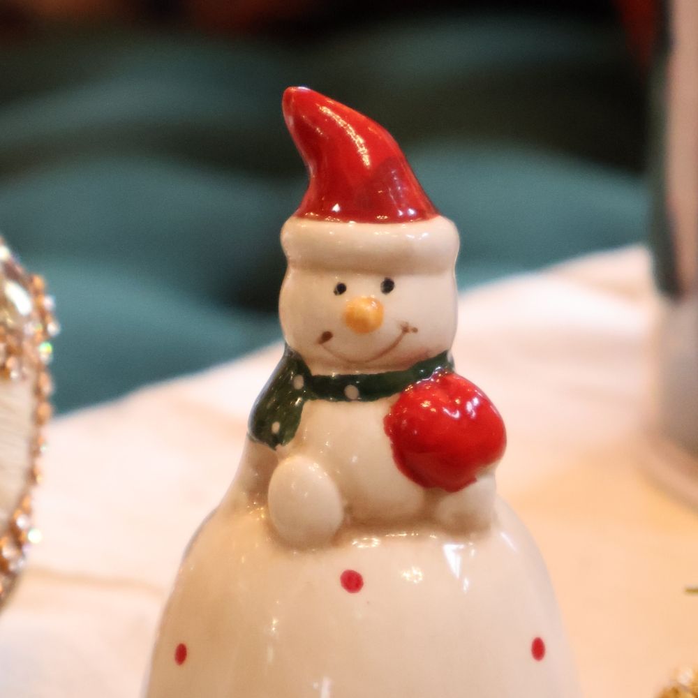 あたたかな音色を届けて♪ ホーカスベル スノーマン CV1-PY-15B