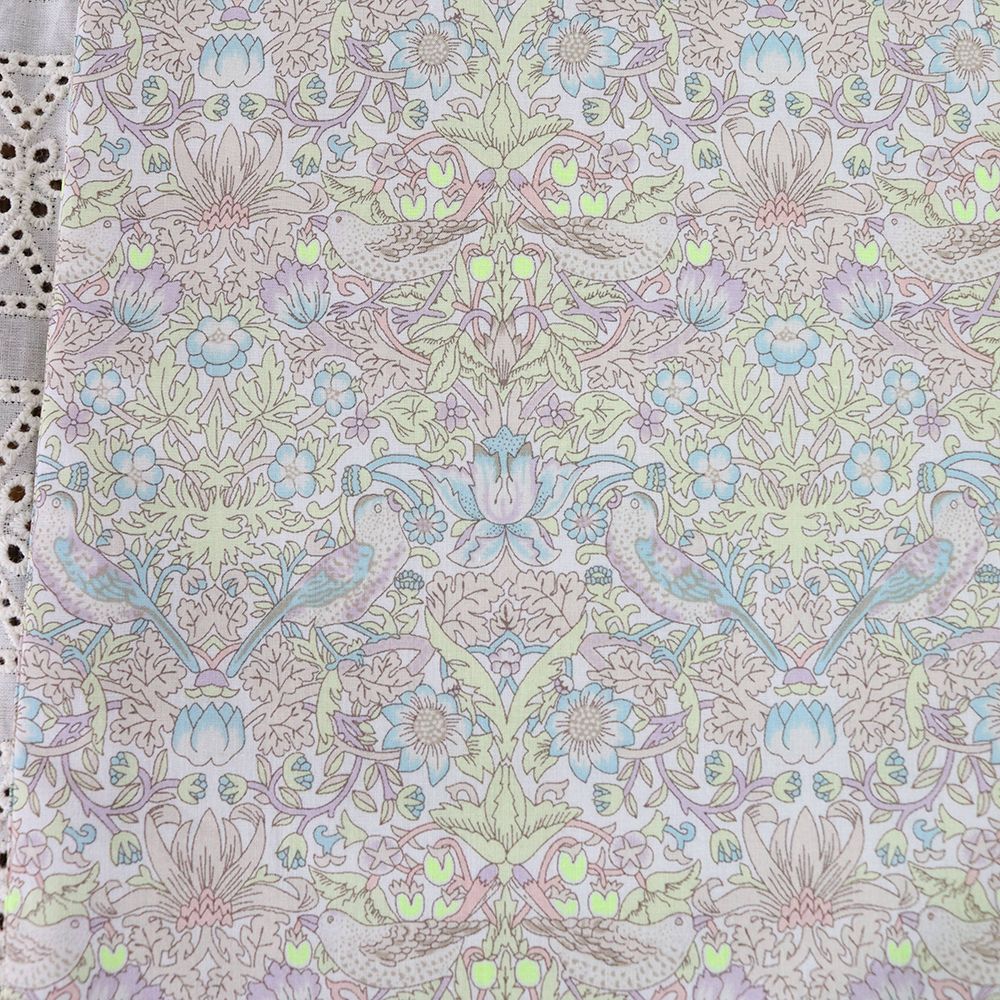 ふんわり優しい色合い♪ Aトートバッグ いちご泥棒 NEON/YE【A FLORET LONDON】 DI1-222451