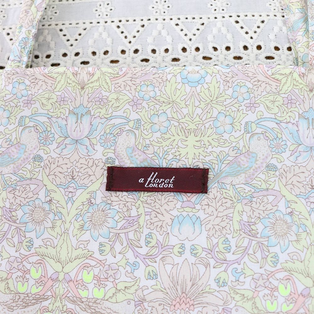 ふんわり優しい色合い♪ Aトートバッグ いちご泥棒 NEON/YE【A FLORET LONDON】 DI1-222451