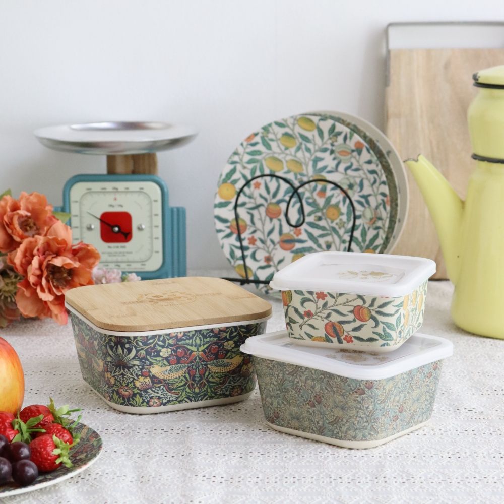 オシャレで重宝しちゃう♪  モリス・フードストレージ3個セット DM1-3663203