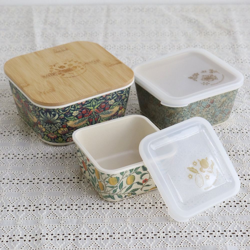 オシャレで重宝しちゃう♪  モリス・フードストレージ3個セット DM1-3663203