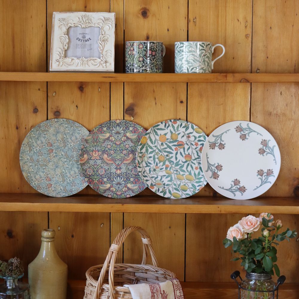 エコでサスティナブルな竹の繊維を使ったプレート♪ JUBILEE BAMBOO FIBER PLATE 4PCS SET DM1-JRPB-MORRIS4-A