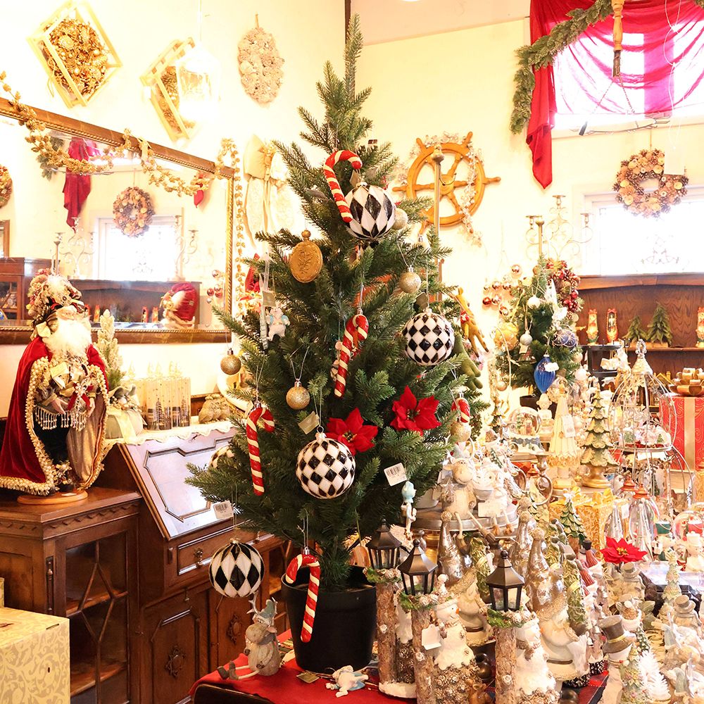 クラシカルポップが可愛い♪ オーナメント CANDY CANE SET OF 6 M DU1-CMG-0951M