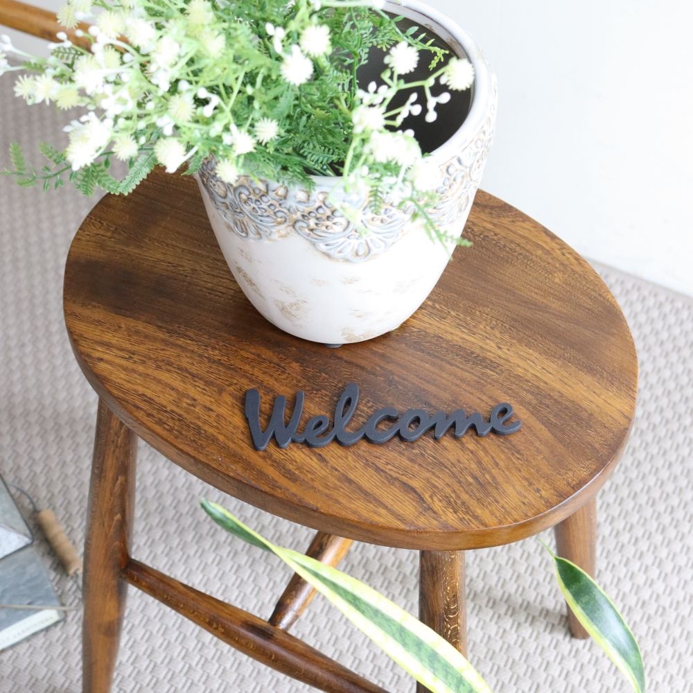 歓迎の気持ち文字に込めて♪ WELCOMEサイン(黒) DV1-SL190BK