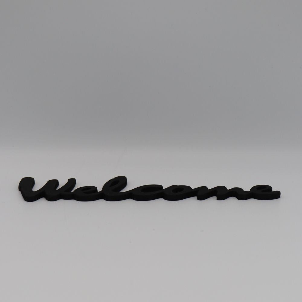 歓迎の気持ち文字に込めて♪ WELCOMEサイン(黒) DV1-SL190BK