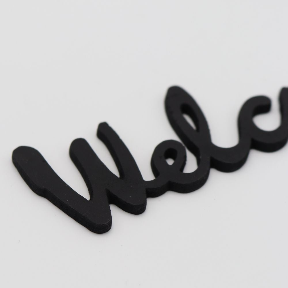 歓迎の気持ち文字に込めて♪ WELCOMEサイン(黒) DV1-SL190BK