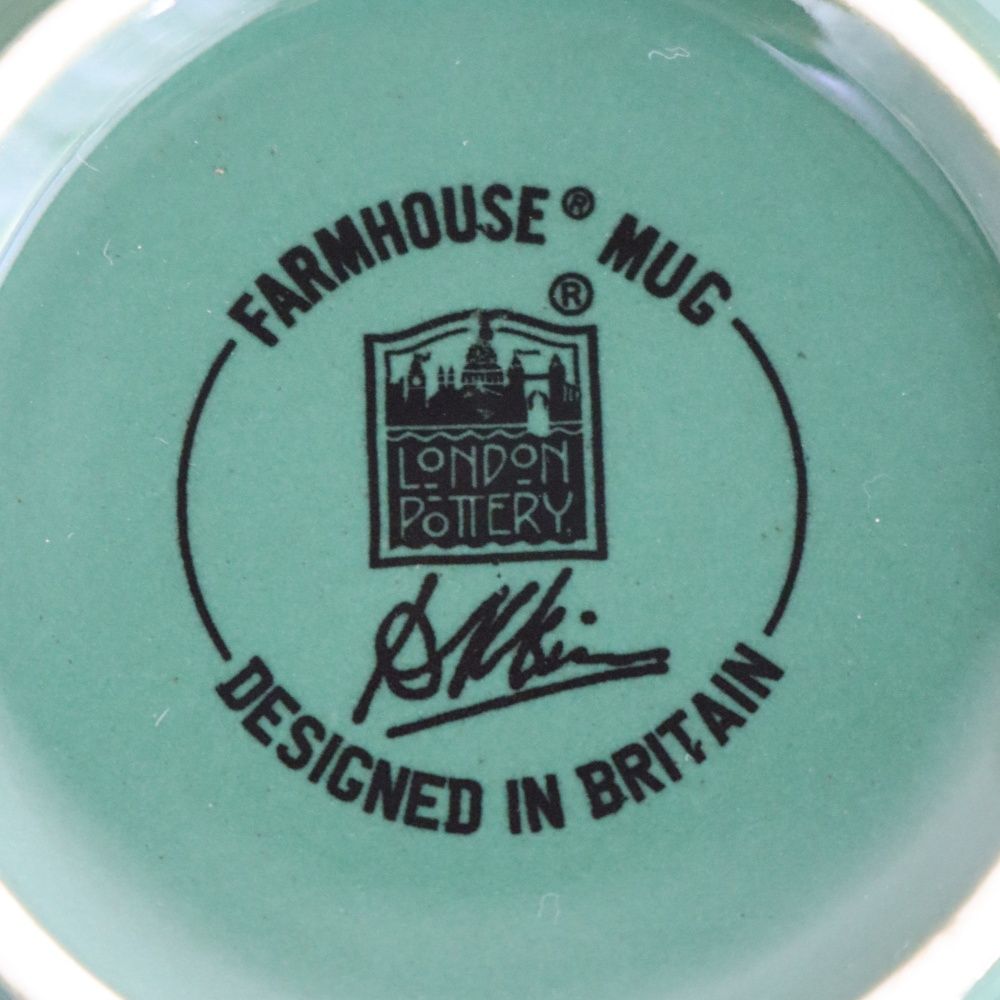 こっくりとしたグリーン♪ マグカップ【LONDON POTTERY】 FA1-588004
