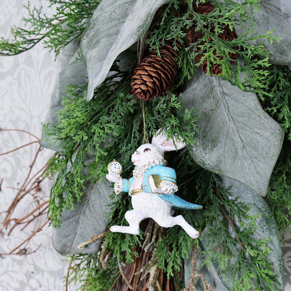 夢の国への道案内♪ ワンダーランド ラビット オーナメント/パステル HM1-011384