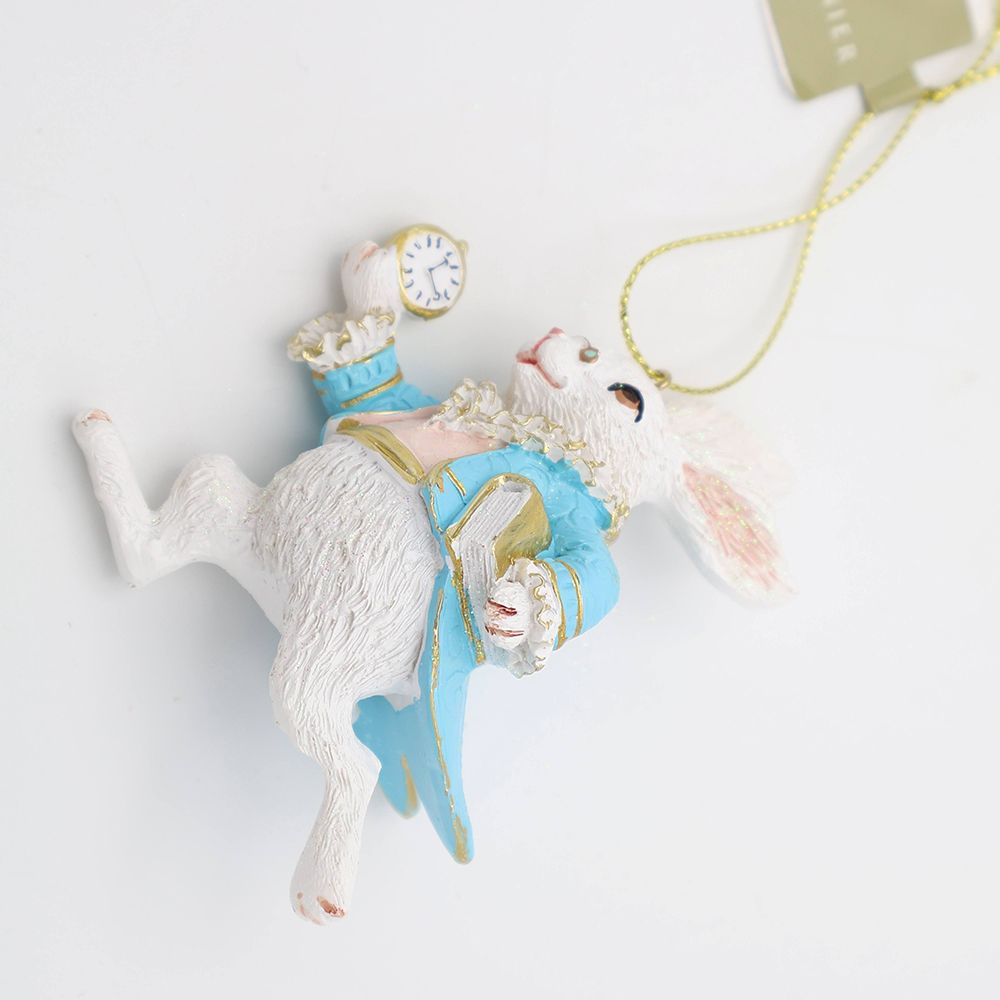 夢の国への道案内♪ ワンダーランド ラビット オーナメント/パステル HM1-011384