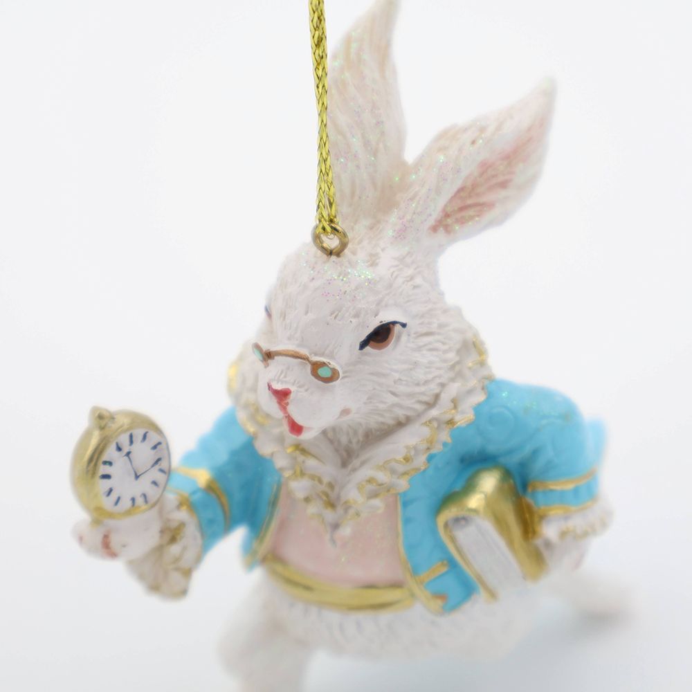 夢の国への道案内♪ ワンダーランド ラビット オーナメント/パステル HM1-011384