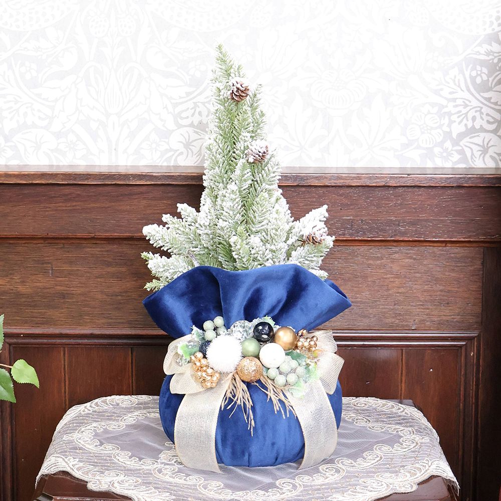 心を満たす聖なるブルー♪ クリスマスツリーデコ HM1-900287