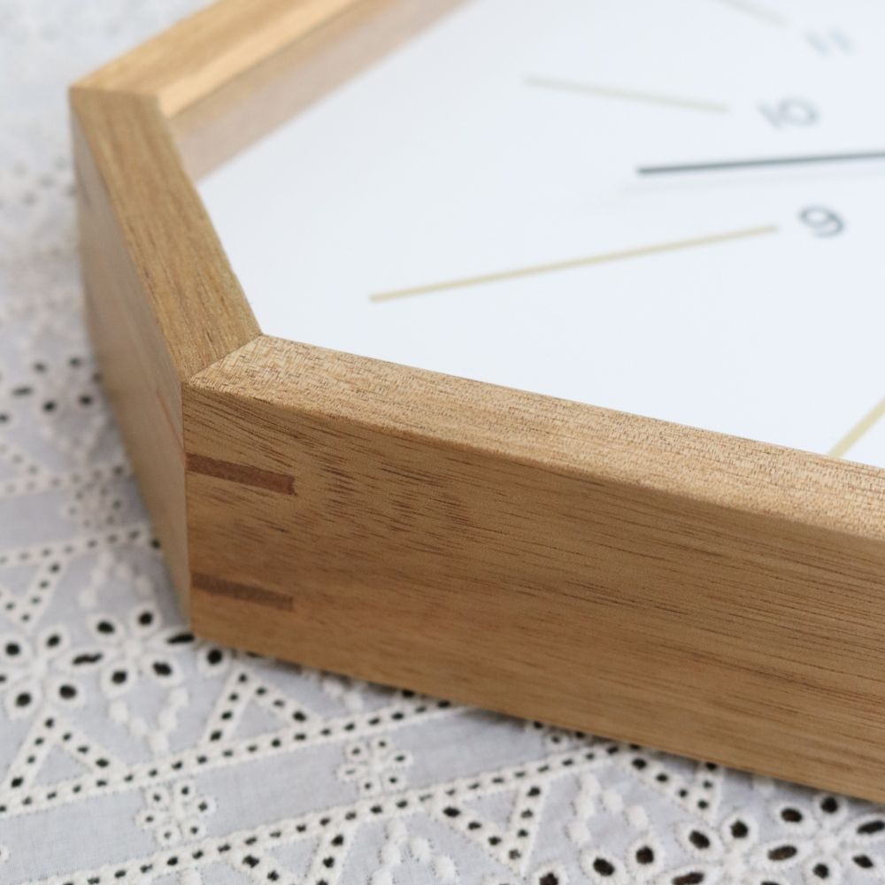 オシャレなオクタゴン♪ ウォールクロック Belmonte IM1-CL-3024WH