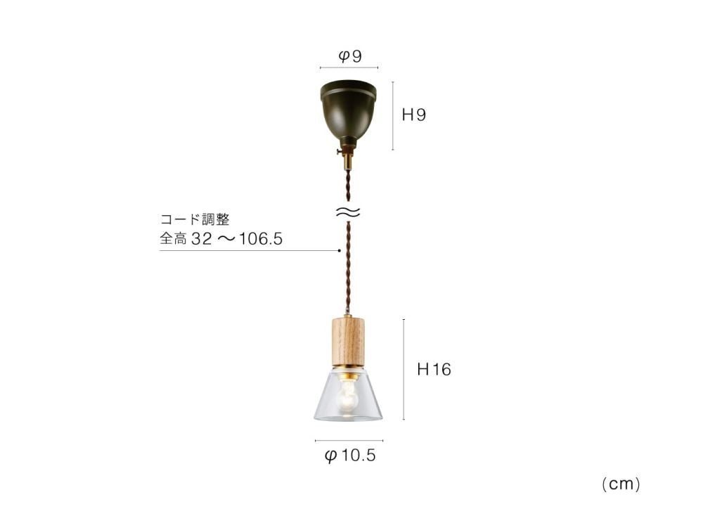 Mysa ミーサ ペンダントライト クリア IM1-LT-4517CL
