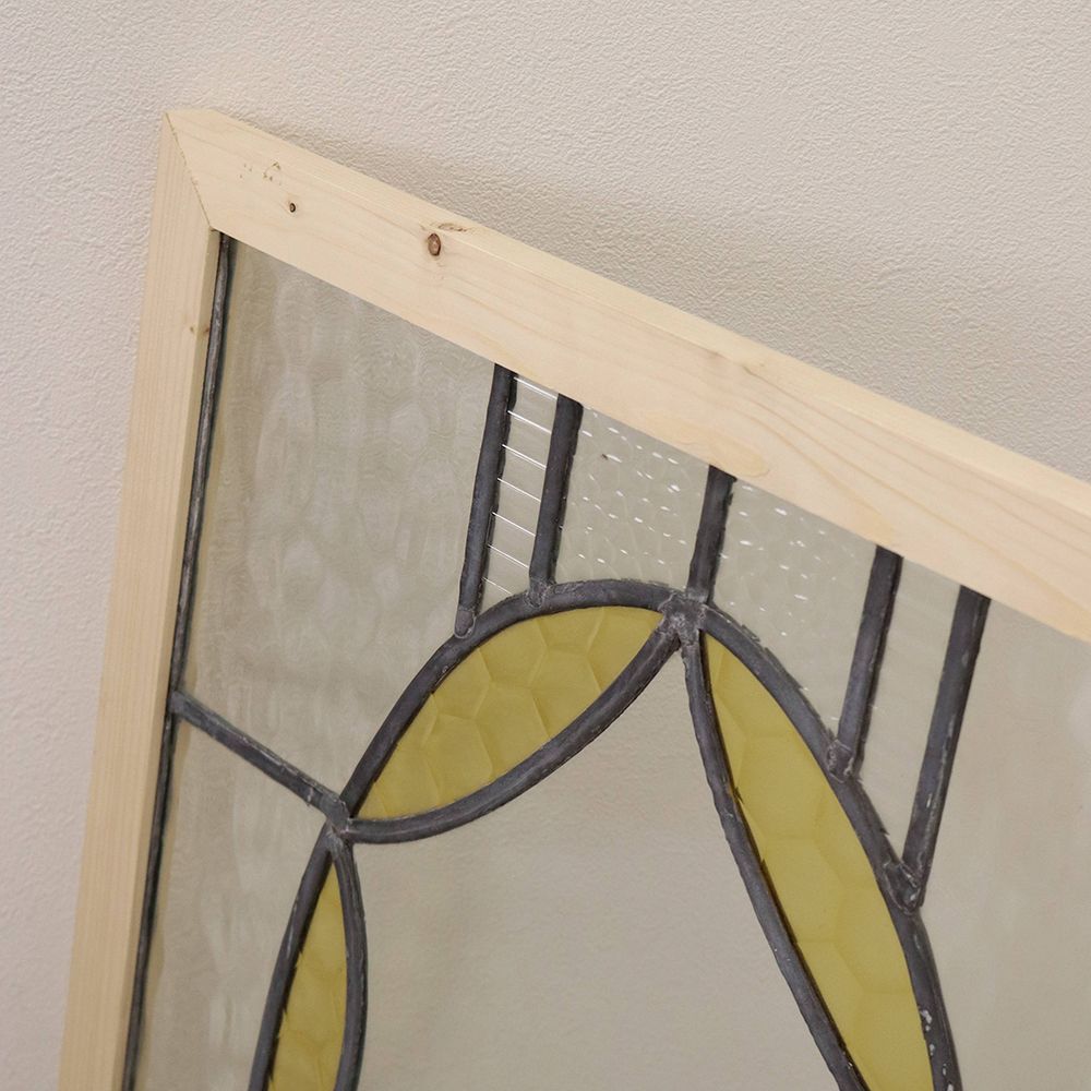 オシャレなオーバル模様♪ ステンドグラス KT2-0016