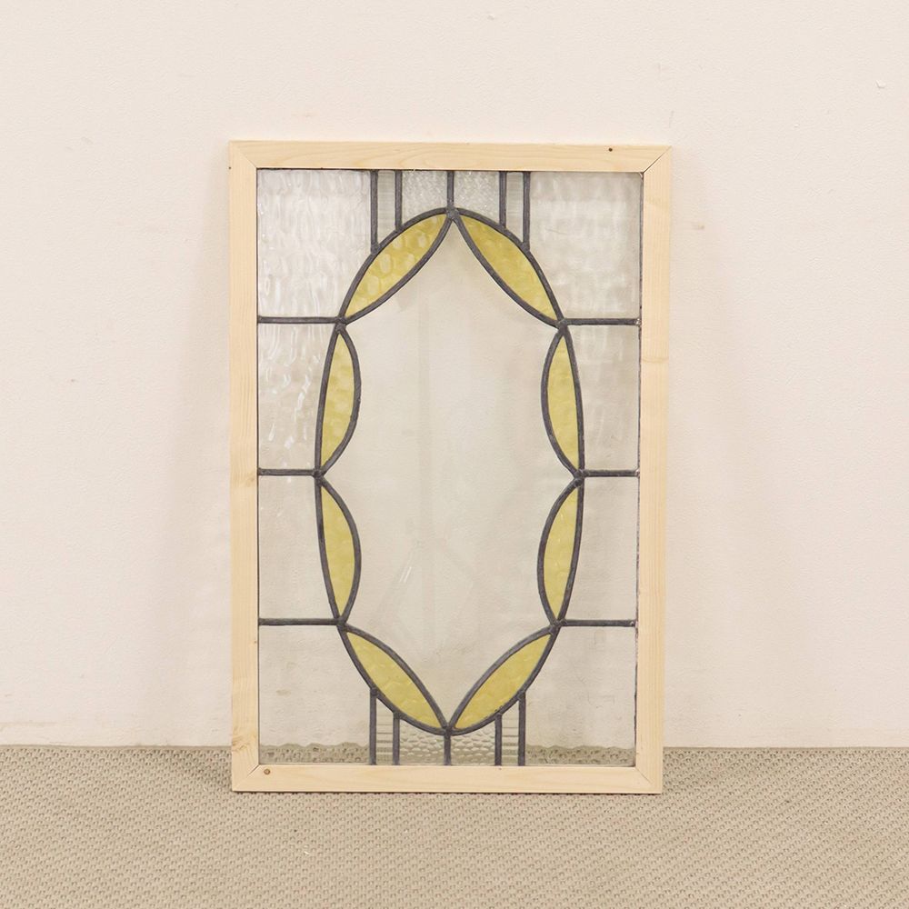 オシャレなオーバル模様♪ ステンドグラス KT2-0016