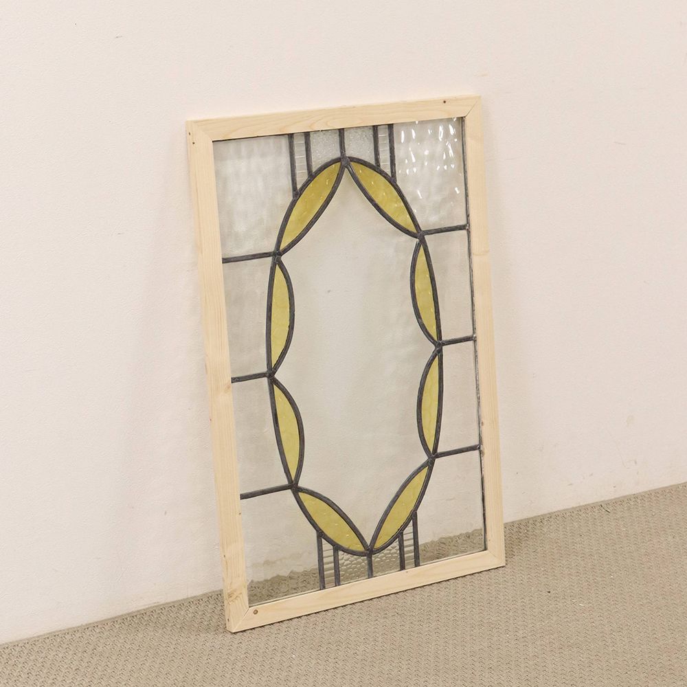 オシャレなオーバル模様♪ ステンドグラス KT2-0016