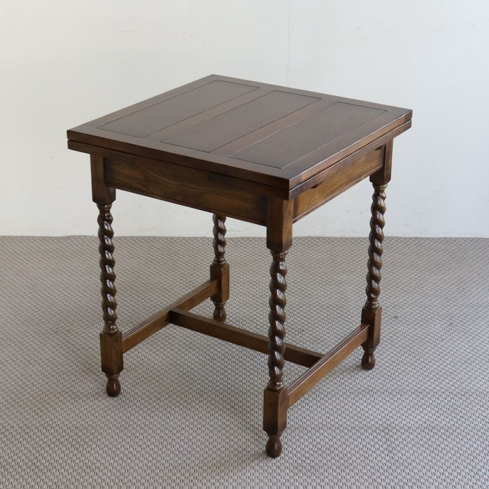 オシャレなカフェ気分を味わえちゃう♪ アンティーク風 ドローリーフテーブル MC2-JG177