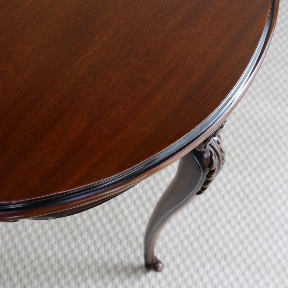 エレガントスタイルに♪ アンティーク風 ハーフムーン コンソールテーブル M MC2-MI-CW028M