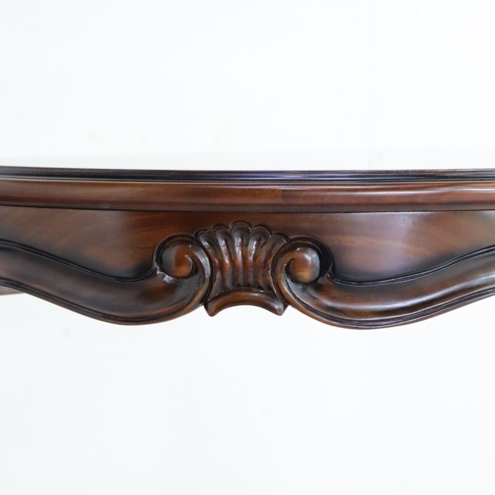 エレガントスタイルに♪ アンティーク風 ハーフムーン コンソールテーブル M MC2-MI-CW028M