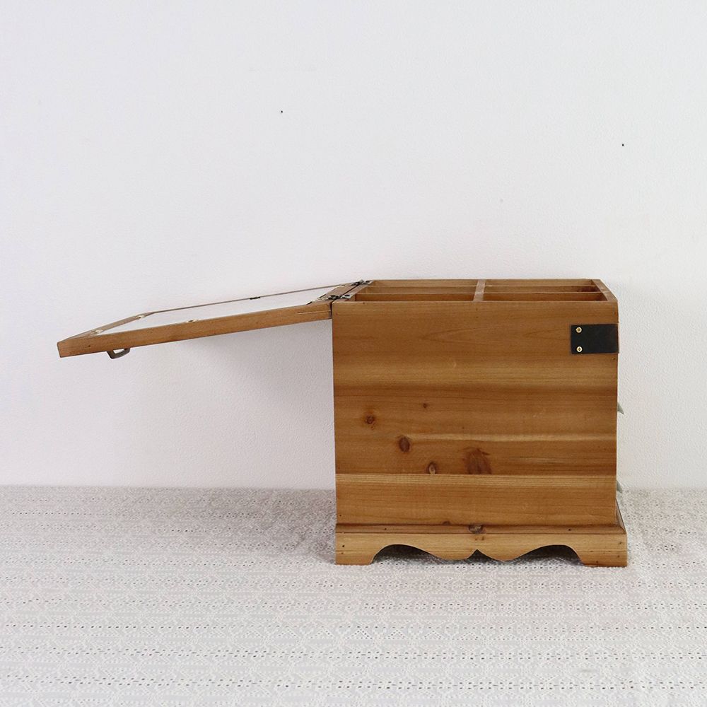 オシャレなガラス蓋です♪ コレクションボックスハーフ MN1-20033263