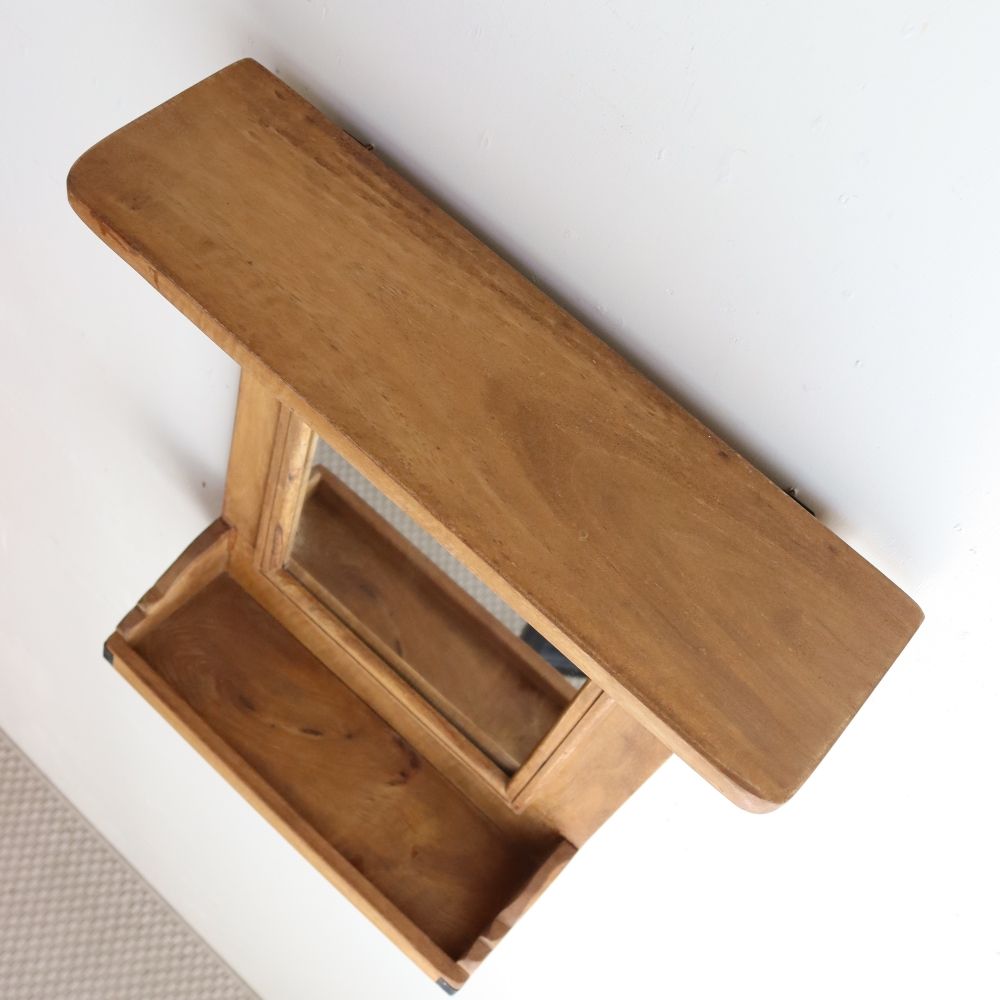 オシャレな壁掛け♪ グルニエ ミラーシェルフ【グランシュマン】 MN1-24033127