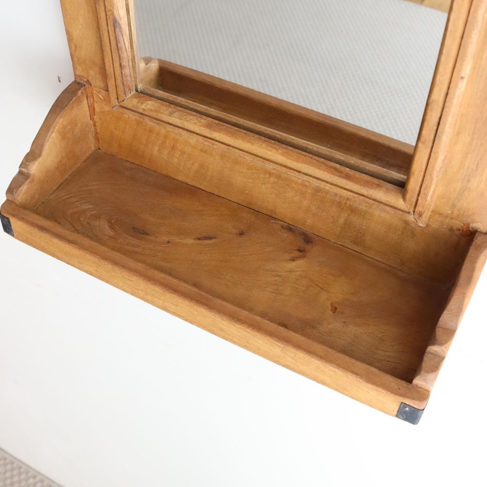 オシャレな壁掛け♪ グルニエ ミラーシェルフ【グランシュマン】 MN1-24033127