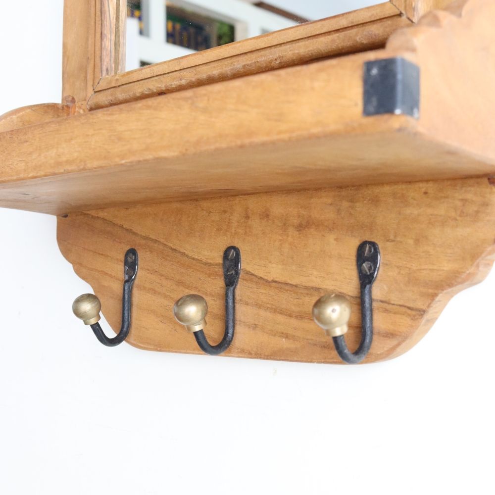 オシャレな壁掛け♪ グルニエ ミラーシェルフ【グランシュマン】 MN1-24033127